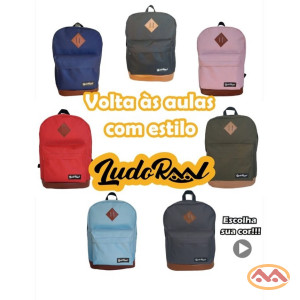 Mochila Ludo Raal Barra bela unissex cas...